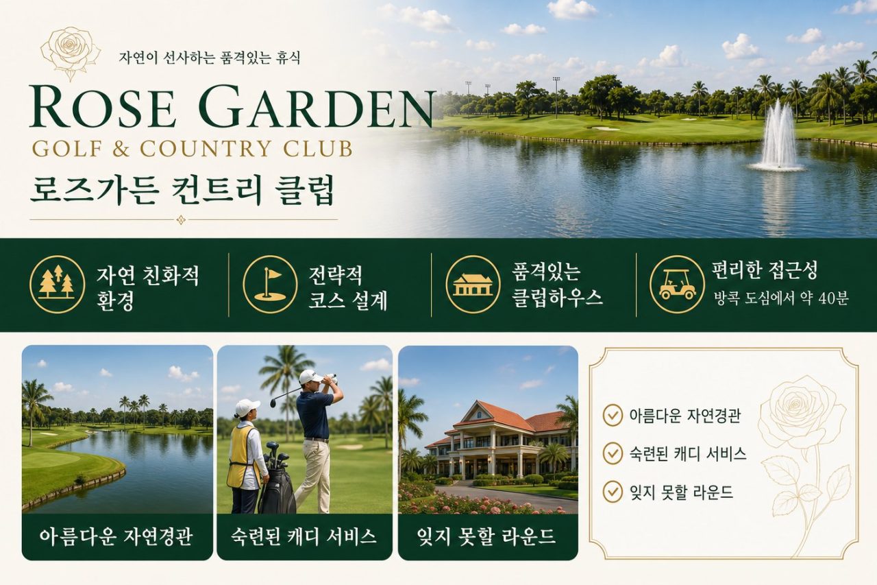 가성비 최고 방콕 올드타운 3색 54홀 3박5일 시스템 골프 상품 안내 4