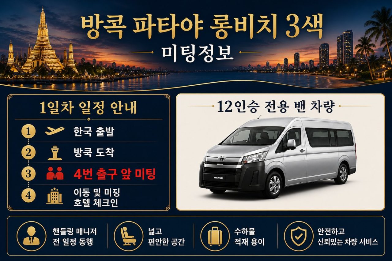 가성비 최고 방콕·파타야 롱비치 3색 54홀 3박5일 시스템 골프 상품 안내 11