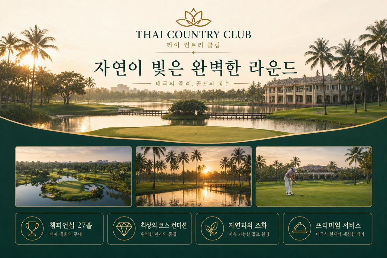 베스트 프리미엄 방콕 럭셔리 3색 54홀 3박5일 프리미엄 골프 상품 안내 5