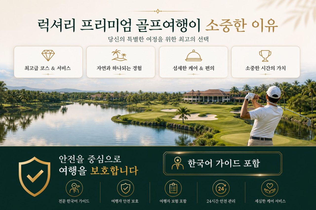 베스트 프리미엄 방콕 럭셔리 3색 54홀 3박5일 프리미엄 골프 상품 안내 6