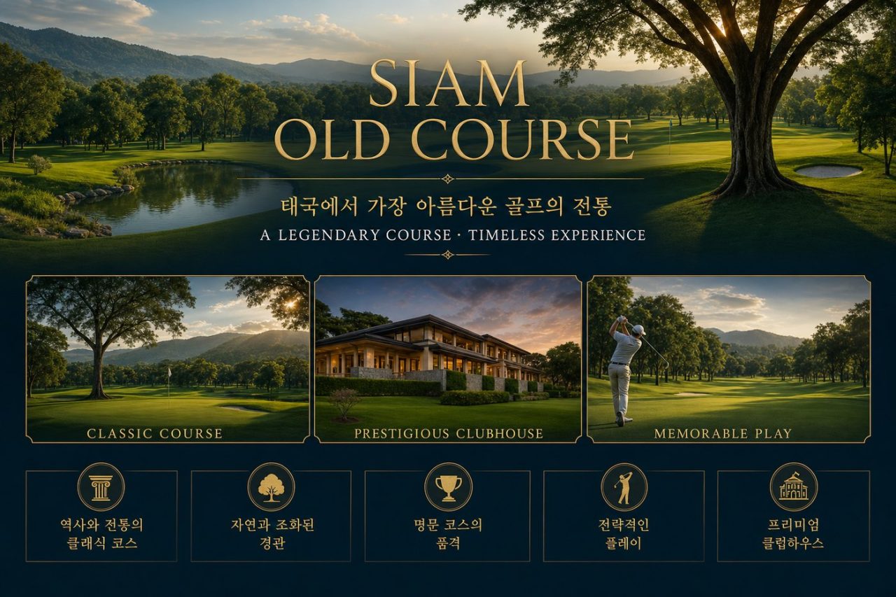 베스트 프리미엄 파타야 럭셔리 시암 3색 54홀 3박5일 프리미엄 골프 상품 안내 3