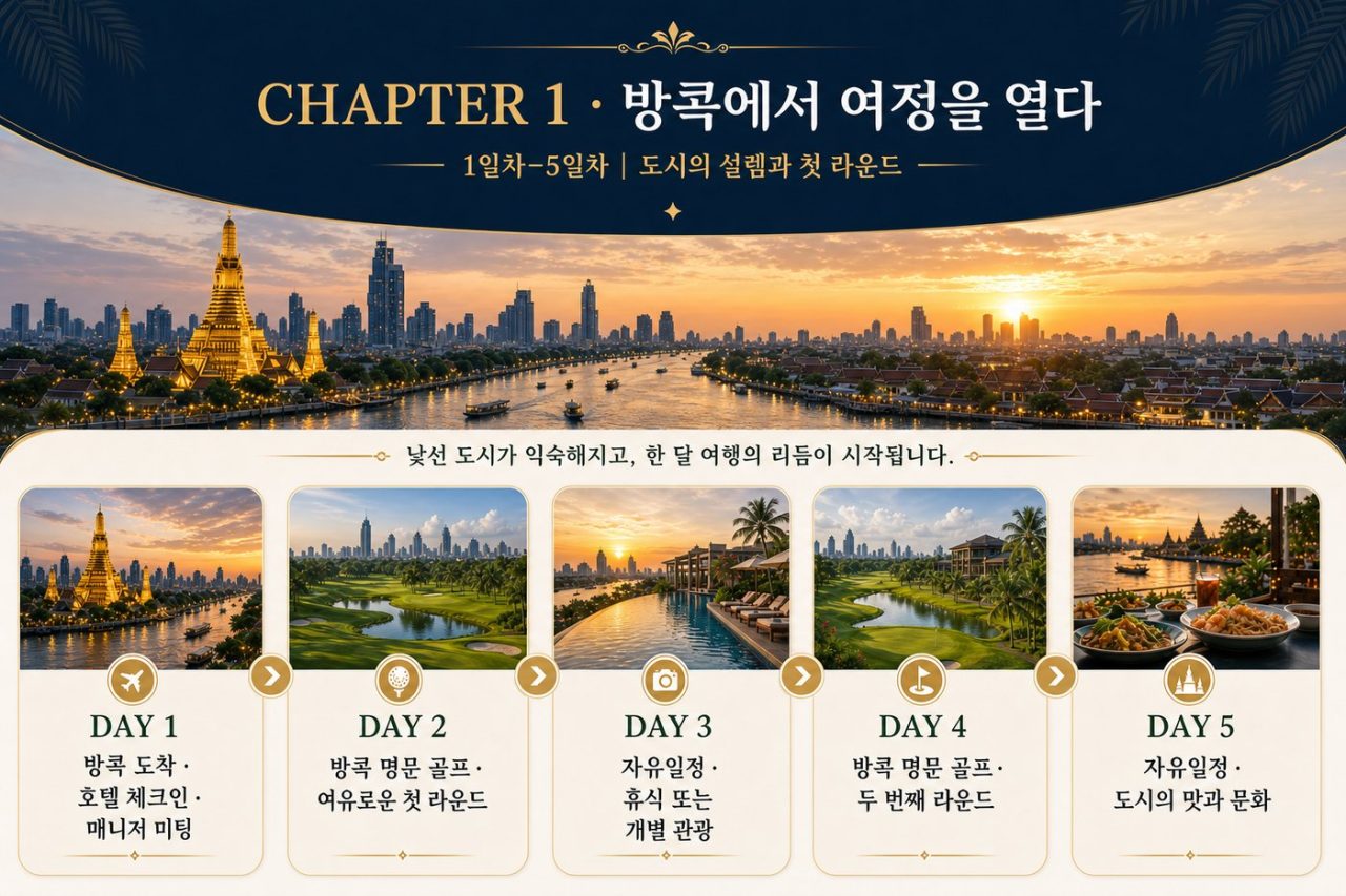 베스트 프리미엄 타이랜드 한 달 골프여행 · 29박 31일 상품 안내 2