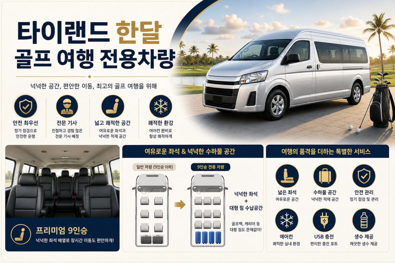 베스트 프리미엄 타이랜드 한 달 골프여행 · 29박 31일 상품 안내 12